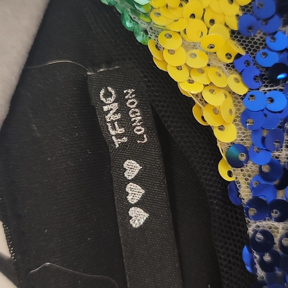 TFNC London midi dress with sequins M - Picture 3 of 8